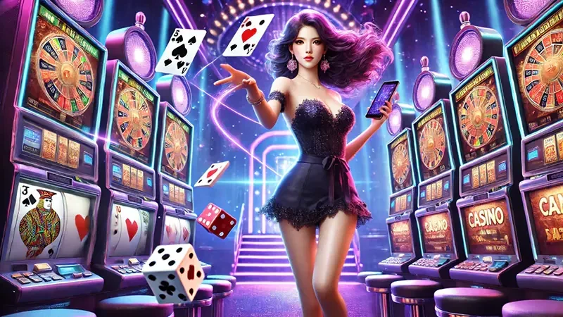 Tampilan permainan slot bertema visual di BANDARCOLOK
